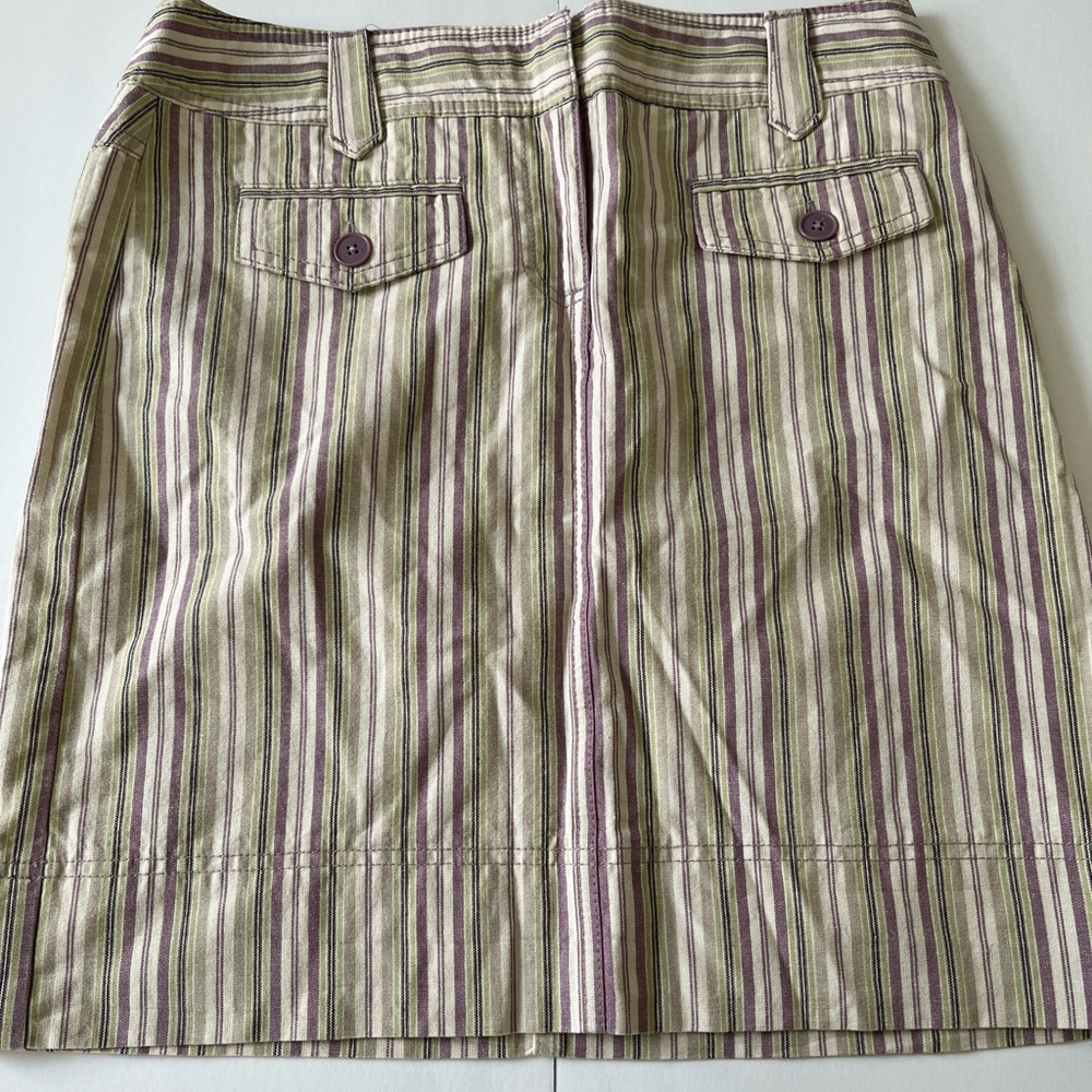 Ann Taylor Loft Striped Mini Skirt